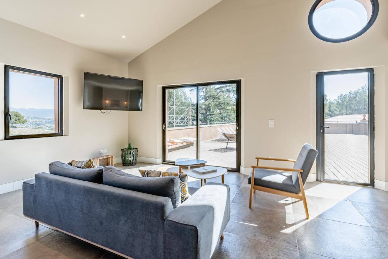 Loft D'Architecte Au Coeur D'Un Domaine Viticole Appartement La Cadiere-d'Azur Buitenkant foto