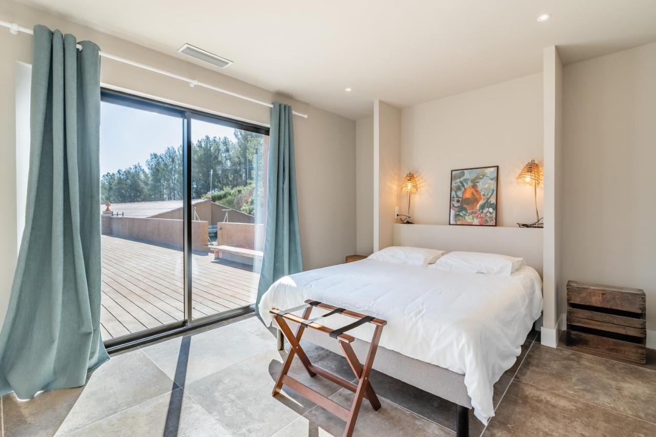 Loft D'Architecte Au Coeur D'Un Domaine Viticole Appartement La Cadiere-d'Azur Buitenkant foto